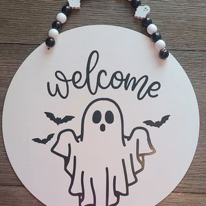 Halloween door sign